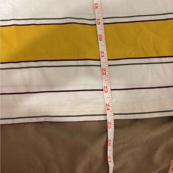 Christopher & Banks Yellow and White Long Sleeve Tee - Picture 5 of 8